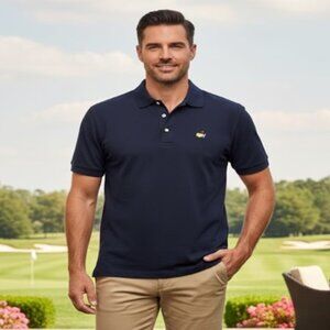 Augusta Masters National Polo Golf Shirt Golf Shop Black Mens Size L